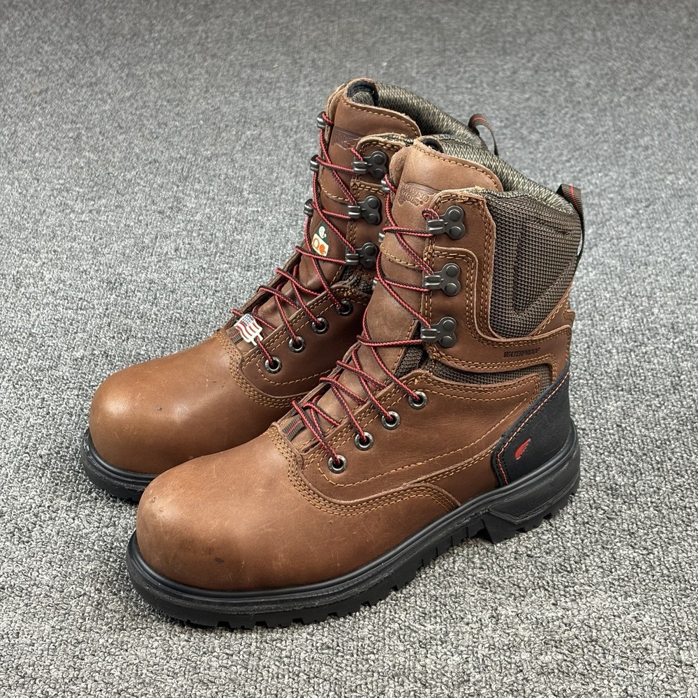 Red Wing 3554 BRNR XP 8" Waterproof Safety Toe Work Boots Women's Size 7 B EH PR